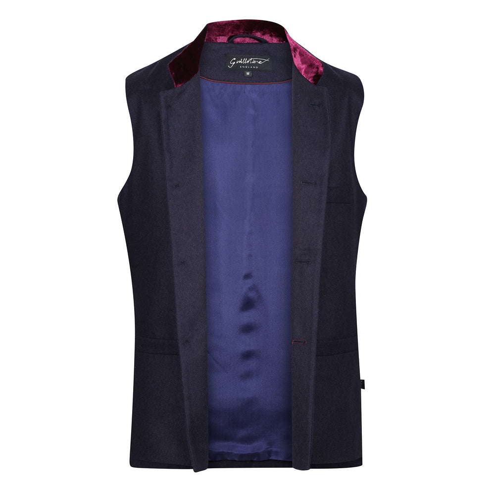 The Club Guillotine Claret Gilet